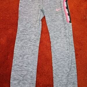 Girls Nike Dri Fit Pants Size 6 Gray Pants NWT